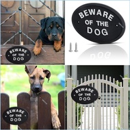 VA Beware Of Dog Sign Silicone Warning Sign Decorative Garden Sign for Outdoor Use