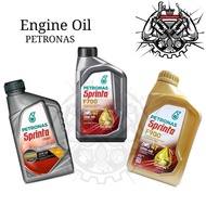 Petronas Engine Oil 4T Fully Synthetic Semi Synthetic F500 F700 F900 1L