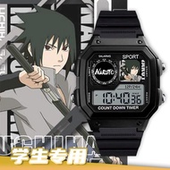 Children's Electronic Watch Cartoon Star Uchiha Sasuke Ban Itachi with Naruto Naruto Small Square Wa