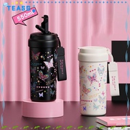TEASG Flask Tumbler, Butterfly 550ML Water Cup, with Tea Strainer Stainless Steel Vacuum Insulateds 