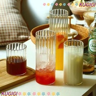 KUGIGI Water Carafe, Borosilicate Glass Creative Tumbler Glass, Fashion Heat-Resistant Transparent G