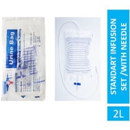 HOSPITECH Urine Bag with T-valve 2000ML/pcs