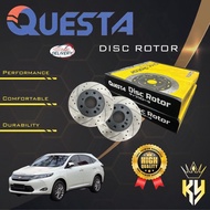 QUESTA FRONT SPORT BRAKE DISC ROTOR TOYOTA HARRIER ZSU60 (QT-DR-TY006)