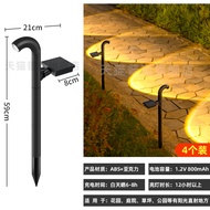 โคมไฟสวนแสงอาทิตย์หน้าบ้านป้องกันน้ำแบบโมเดิร์นที่ไม่ต้องใช้ไฟฟ้า โคมไฟตกแต่งบรรยากาศสวนบ้านวิลล่า S