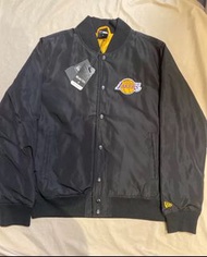 new era nba Laker湖人棒球棉服外套