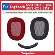 Tempestade Suitable for Logitech G433 G233 G pro G533 G231 G331 Earphone Case Headphone Cover Leathe