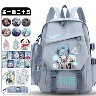 beg sekolah roda beg sekolah beg sekolah kuromi Hatsune Miku Co-Branded Third to Sixth Grade Schoolb