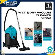 Khind Wet & Dry Vacuum Cleaner - VC3666