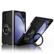 For Samsung Fold7 phone case 360 degree rotating magnetic bracket foldable screen protective cover a