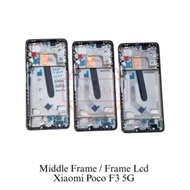 Original POCO F3 5G CENTRAL BONE LCD COATING FRAME