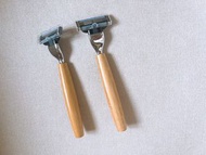 🪵 木柄剃刀鬚刨 🪒 鬍鬚剃須刀 Wood Wooden Beard Razor  🤎