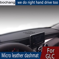 (bochang) For Mercedes Benz Glc Class Glc 200 Glc 220 Glc 300 Glc 260 Leather Dashmat Dashboard Cove