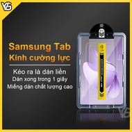 [VG] Tempered Glass Screen Protector With Dustproof Compartment For Samsung A9 Plus S7 S8 S9 S10Plus