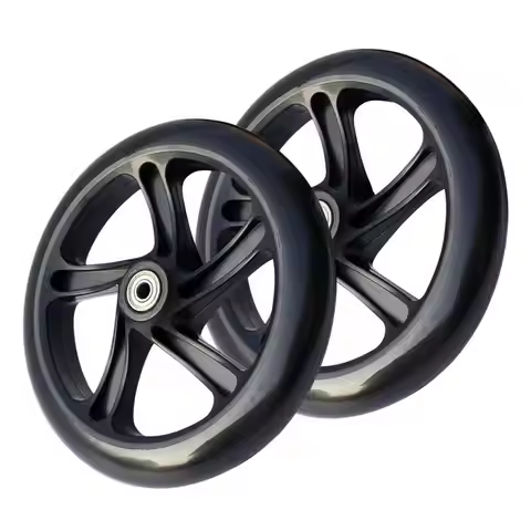 Wheels For Electric Scooter Scooter Wheels Skate Wheels 2 Pcs Solid Tires 145/180/200mm Quiet Wheels