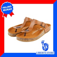 Sandal Pria / Sandal Kulit Cowok Original DODONI NL 867 - Tan