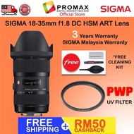 SIGMA 18-35mm f1.8 DC HSM ART Lens for Canon EF  (SIGMA MALAYSIA 3 YEARS WARRANTY)