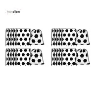 【liujiudian】24 Pieces Soccer Style Candy Drawstring Bag Softball Soccer Basketball Volleyball Drawst