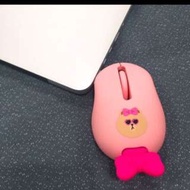 Line friends choco 熊大無線滑鼠