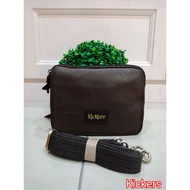 Kickers Leather Sling Bag