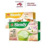 Combo 2 Hộp Trà Matcha Sữa 160g/Hộp và  Blendy® Trà Sữa Royal 144g/Hộp