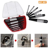 MYDIYHOMEDEPOT - 6pcs Broken Damaged Screw Extractor Remover Screw Extractor Set