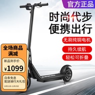 ST/🏮Junjie Dynamic Junjie Electric Scooter Lightweight Riding Scooter Folding Electric Car Adult Wide Pedal Mini Small E