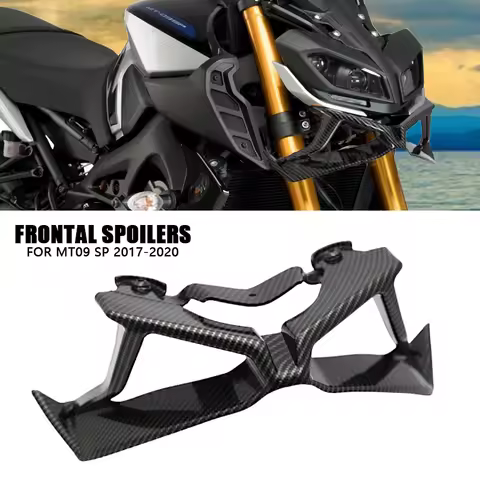 Carbon Front Downforce Spoilers Downforce naked frontal spoilers For YAMAHA MT09 MT 09 MT-09 mt09 MT