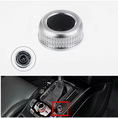 For Audi A4 A4L B8 S4 A5 S5 Q5 RS4 RS5 1PC New MMI Multi Media Volume Adjustment Knob Control Panel 