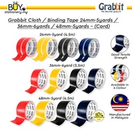 Grabbit Cloth / Binding Tape 24mm-5yards / 36mm-6yards / 48mm-5yards – (Card)