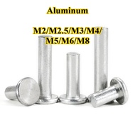 Rivet Aluminium Kepala Datar (GB109) M2-M8 Untuk Pembaikan Elektronik & Perabot Ringkas 【1HZ-MB】