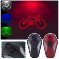 Bicycle Projector Tail Light Led Warning Light Usb Light Charging Bicycle Outdoor Cycling D6g4