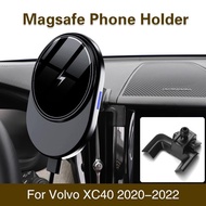 ✙ Magsafe Car Holder for Volvo XC60 XC40 XC90 S60 V60 S90 Wireless Charging Mobile Phone Stand Auto 