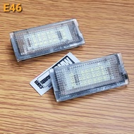 White LED light rear license plate BMW E46 E39 E90 E60