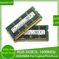 Samsung 8GB RAM DDR3L 1600MHz 1.35V Laptop Memory PC3L-12800S 204Pin RAM SODIMM DDR3L Memory Module