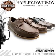 Exclusively Men’s Classic Signature Harley-Davidson Workmanship Smart Loafer Shoes Kasut Sampan Lofe