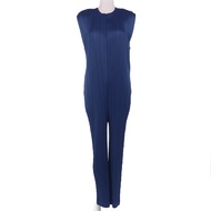 全新☆ 三宅一生 (Issey Miyake) 的PLEATS PLEASE PLEASE PP41JI116 無袖連身褲，藍色， 5，日本製造，正品，女款