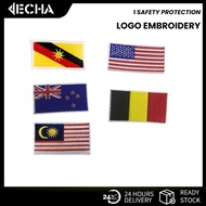 Malaysia Sarawak Flag Logo Embroidery Logo Bendera