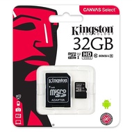 #beyline mall Kingston เม็มโมรีการ์ด Sdการ์ด Micro SD Class 10 80เมกะไบต์/วินาที 32GB Card (พร้อมส่ง)...