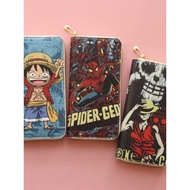 dompet budak lelaki Dompet panjang kartun lelaki zip berkapasiti besar pelajar remaja satu keping do