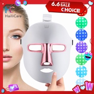 7 Colors LED Facial Mask Photon Therapy Skin Rejuvenation Anti Acne Wrinkle Removal Brightening Skin Care Mask Beauty Device