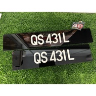 Plate Kereta No Bulat/Plate kereta cantik/Plate Kereta Lulus/NO PLATE KRISTAL KERETA/NO TIMBUL/