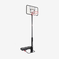 TARMAK B100 Easy Polycarbonate Basketball Hoop Standing Basket (Easy Set Up) 2.2M-3.05M