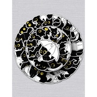 kad raya sampul raya 2026 100 kucing hitam asli setiap hari haiwan peliharaan comel corak kreatif pe