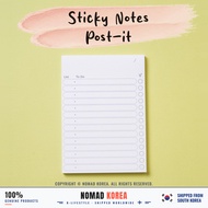 Post-it Strong Adhesive Sticky Notes 102x144mm 50 Helai - Perancang Jadual Harian