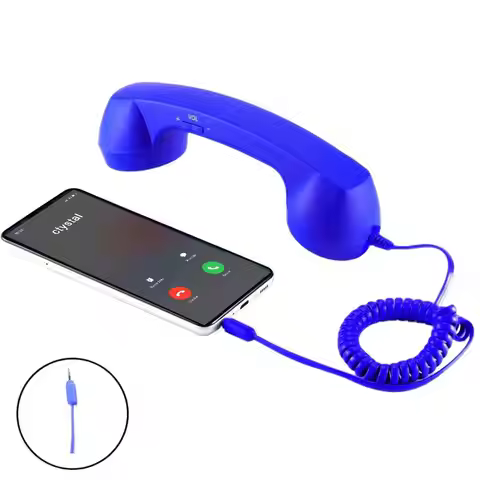 Type C Wireless Retro Bluetooth Phone for Laptops Cellphones Pop Phone Retro Handset Wireless Retro 