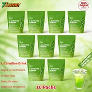 【10 Packs】7LUME L-Carnitine Drink Weight Loss Fat Burning Accelerate Metabolism Detoxification Promo