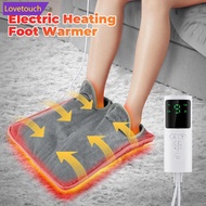 LOVETOUCH Electric Warm Heated Foot Mat Thermal Foot Comfort 9-Level Temperature Adjustment Timer Se