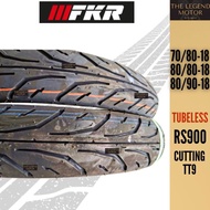 FKR TYRE TAYAR 18 Tubeless 70/80-18 80/80-18 80/90-18 RS900 (Cutting TT9)