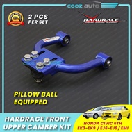 HARDRACE HONDA CIVIC 6TH EMI EK3 EK9 EJ6 EJ9 FRONT UPPER CAMBER KIT