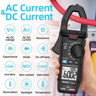 Digital Clamp Meter AC DC 600A DC Current Clamp Multimeter NCV Intelligent Anti-Burn Auto Range Clam